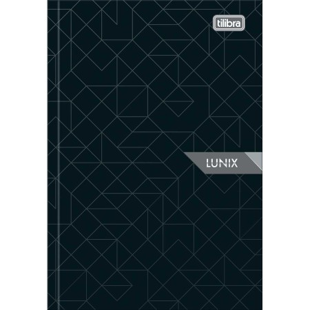 Foto ilustrativa Caderno Brochura Capa Dura 1/4 Lunix 80 Folhas