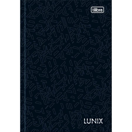 Foto ilustrativa Caderno Brochura Capa Dura 1/4 Lunix 80 Folhas