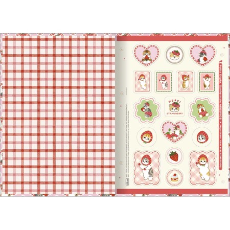 Foto ilustrativa Caderno Brochura Capa Dura 1/4 Mofusand 80 Folhas