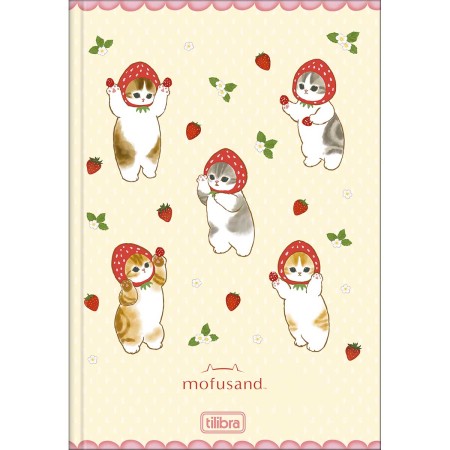 Foto ilustrativa Caderno Brochura Capa Dura 1/4 Mofusand 80 Folhas