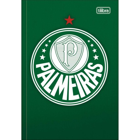 Foto ilustrativa Caderno Brochura Capa Dura 1/4 Palmeiras 48 Folhas.
