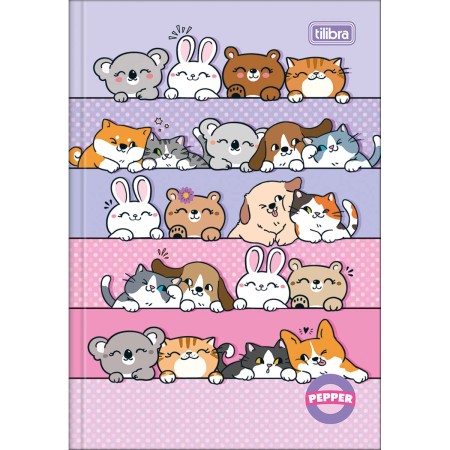 Foto ilustrativa Caderno Brochura Capa Dura 1/4 Pepper 40 Folhas