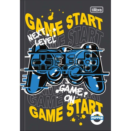 Foto ilustrativa Caderno Brochura Capa Dura 1/4 Pepper 40 Folhas