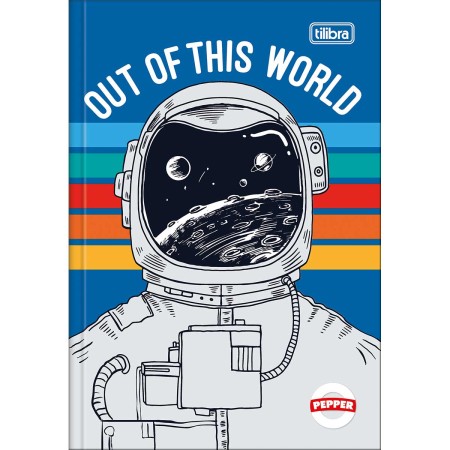 Foto ilustrativa Caderno Brochura Capa Dura 1/4 Pepper 80 Folhas