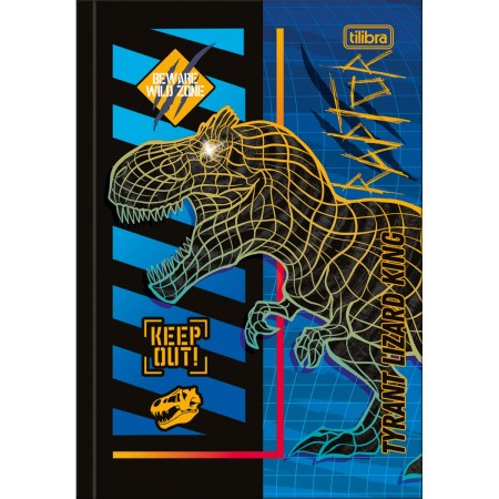 Foto ilustrativa Caderno Brochura Capa Dura 1/4 Raptor 48 Folhas
