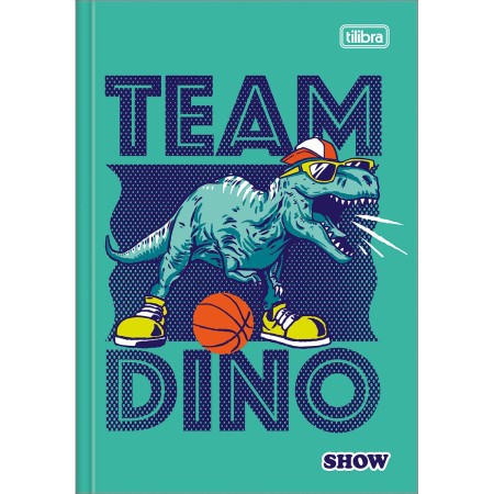 Foto ilustrativa Caderno Brochura Capa Dura 1/4 Show 80 Folhas