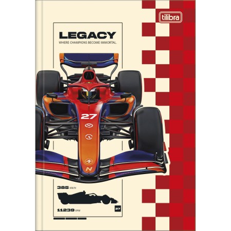 Foto ilustrativa Caderno Brochura Capa Dura 1/4 Speed 80 Folhas