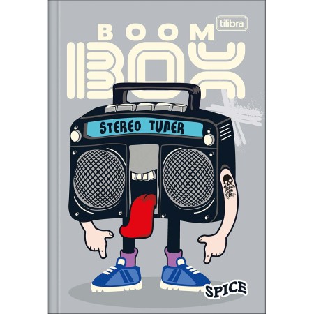 Foto ilustrativa Caderno Brochura Capa Dura 1/4 Spice 80 Folhas