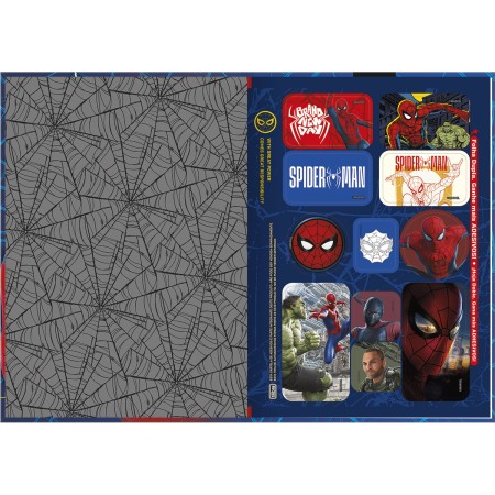 Foto ilustrativa Caderno Brochura Capa Dura 1/4 Spider Man Brand New Day 80 Folhas