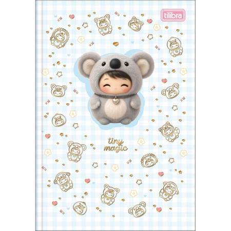 Foto ilustrativa Caderno Brochura Capa Dura 1/4 Toots 80 Folhas