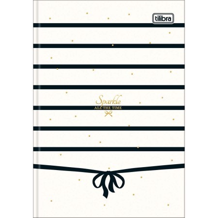 Foto ilustrativa Caderno Brochura Capa Dura 1/4 West Village 80 Folhas