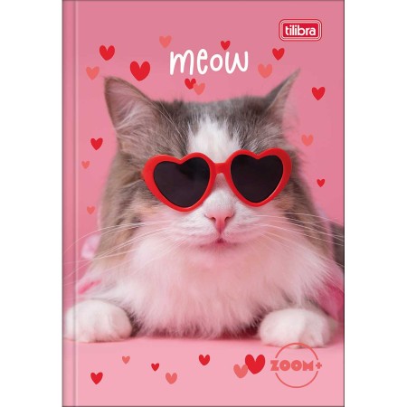 Foto ilustrativa Caderno Brochura Capa Dura 1/4 Zoom+ Feminino 96 Folhas