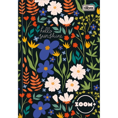 Foto ilustrativa Caderno Brochura Capa Dura 1/4 Zoom+ Feminino 96 Folhas