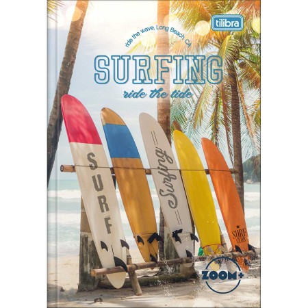 Foto ilustrativa Caderno Brochura Capa Dura 1/4 Zoom+ Masculino 96 Folhas