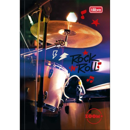 Foto ilustrativa Caderno Brochura Capa Dura 1/4 Zoom+ Masculino 96 Folhas