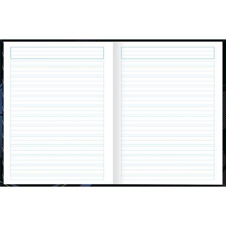 Foto ilustrativa Caderno Brochura Capa Dura Caligrafia Score 40 Folhas