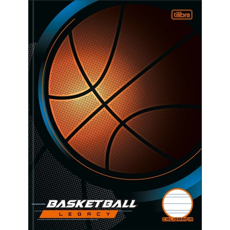 Foto ilustrativa Caderno Brochura Capa Dura Caligrafia Score 40 Folhas