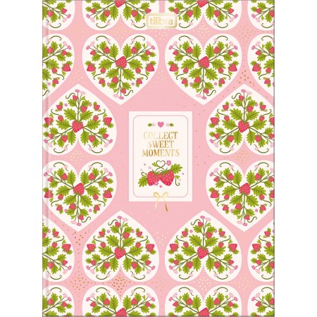 Foto ilustrativa Caderno Brochura Capa Dura Colegial Be Berry! 160 Folhas