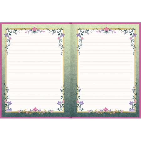 Foto ilustrativa Caderno Brochura Capa Dura Colegial Bridgerton 160 Folhas