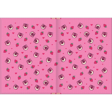 Foto ilustrativa Caderno Brochura Capa Dura Colegial Lotso 160 Folhas