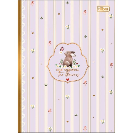 Foto ilustrativa Caderno Brochura Capa Dura Colegial Loveland 160 Folhas