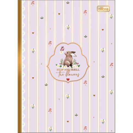 Foto ilustrativa Caderno Brochura Capa Dura Colegial Loveland 80 Folhas