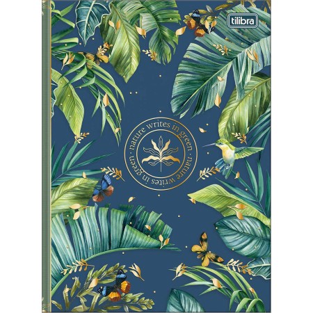 Foto ilustrativa Caderno Brochura Capa Dura Colegial Naturalis 80 Folhas