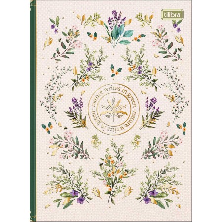 Foto ilustrativa Caderno Brochura Capa Dura Colegial Naturalis 80 Folhas