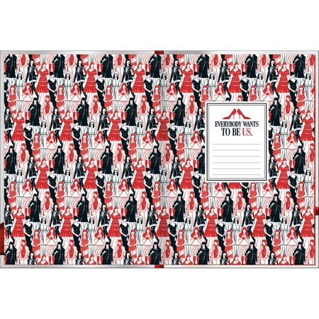 Foto ilustrativa Caderno Brochura Capa Dura Colegial O Diabo Veste Prada 160 Folhas