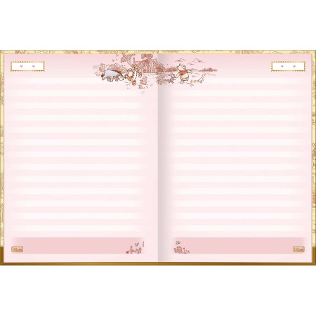 Foto ilustrativa Caderno Brochura Capa Dura Colegial Pooh 80F