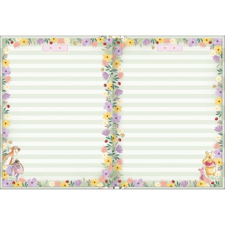 Foto ilustrativa Caderno Brochura Capa Dura Colegial Pooh 80F