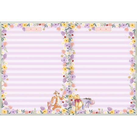 Foto ilustrativa Caderno Brochura Capa Dura Colegial Pooh 80F