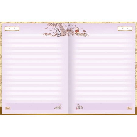 Foto ilustrativa Caderno Brochura Capa Dura Colegial Pooh 80F
