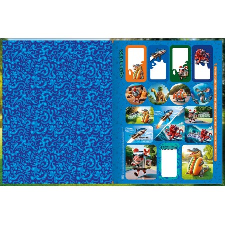 Foto ilustrativa Caderno Brochura Capa Dura Universitário 4-Fun 80 Folhas