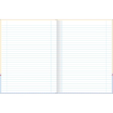 Foto ilustrativa Caderno Brochura Capa Dura Universitário Amarena 80 Folhas