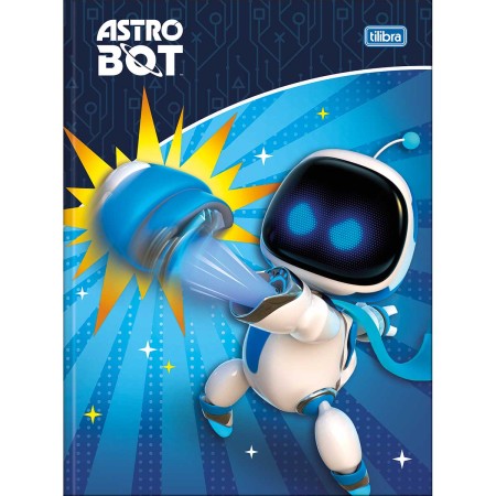 Foto ilustrativa Caderno Brochura Capa Dura Universitário Astro 80 Folhas