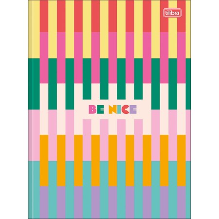 Foto ilustrativa Caderno Brochura Capa Dura Universitário Be Nice 80 Folhas