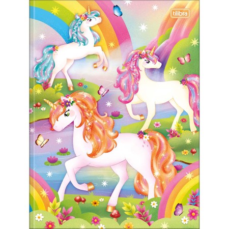 Foto ilustrativa Caderno Brochura Capa Dura Universitário Blink 48 Folhas