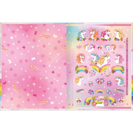 Foto ilustrativa Caderno Brochura Capa Dura Universitário Blink 80 Folhas