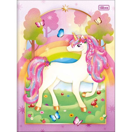 Foto ilustrativa Caderno Brochura Capa Dura Universitário Blink 80 Folhas