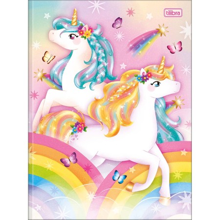 Foto ilustrativa Caderno Brochura Capa Dura Universitário Blink 80 Folhas