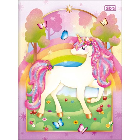 Foto ilustrativa Caderno Brochura Capa Dura Universitário Blink 80 Folhas