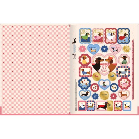 Foto ilustrativa Caderno Brochura Capa Dura Universitário Brownie 80 Folhas