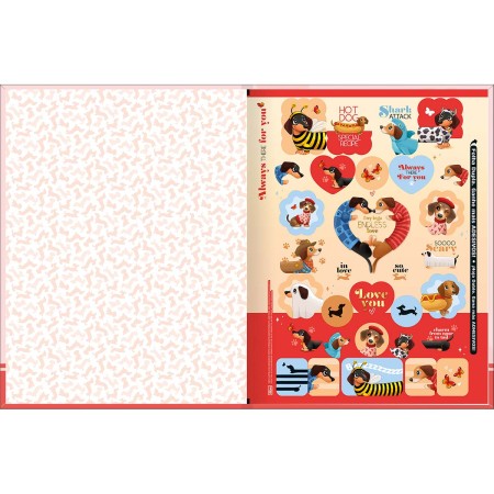 Foto ilustrativa Caderno Brochura Capa Dura Universitário Brownie 80 Folhas