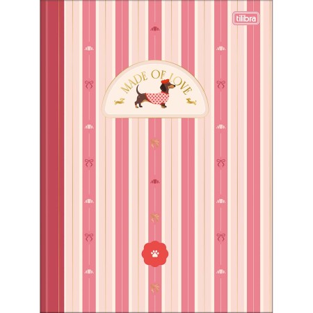 Foto ilustrativa Caderno Brochura Capa Dura Universitário Brownie 80 Folhas