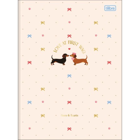 Foto ilustrativa Caderno Brochura Capa Dura Universitário Brownie 80 Folhas