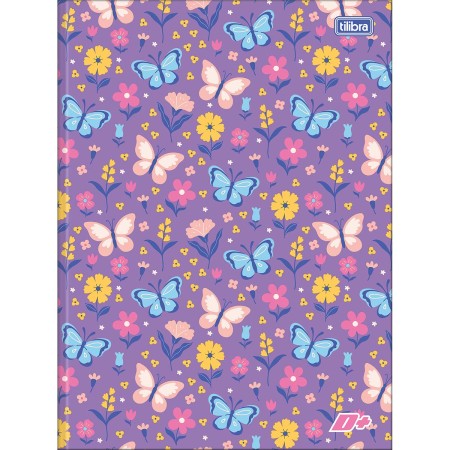 Foto ilustrativa Caderno Brochura Capa Dura Universitário D+ Feminino 48 Folhas