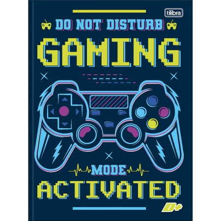 Foto ilustrativa Caderno Brochura Capa Dura Universitário D+ Masculino 48 Folhas