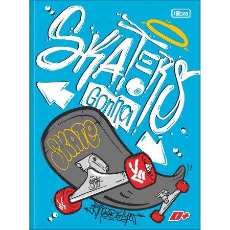 Foto ilustrativa Caderno Brochura Capa Dura Universitário D+ Masculino 48 Folhas