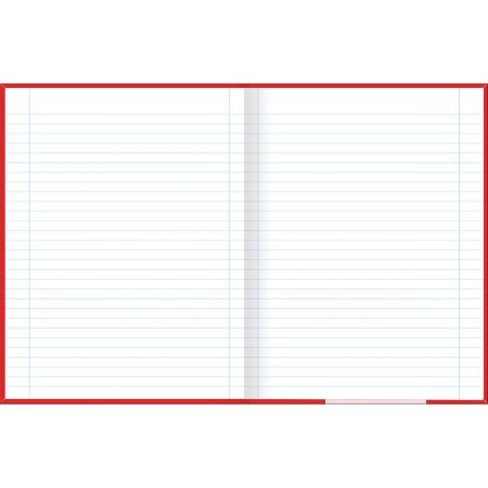 Foto ilustrativa Caderno Brochura Capa Dura Universitário D+ Vermelho 48 Folhas